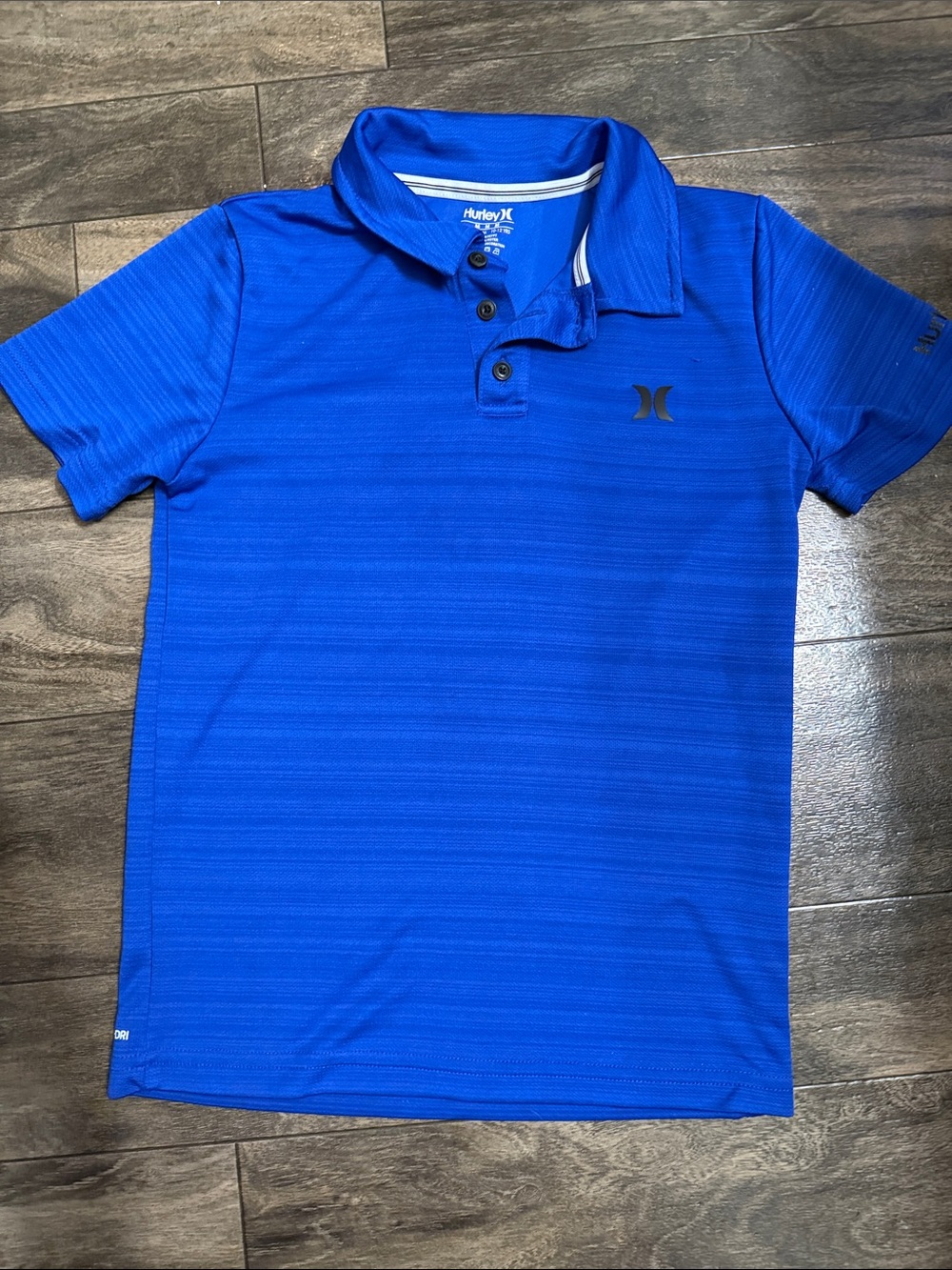 Hurley Royal Blue Striped Performance Polo